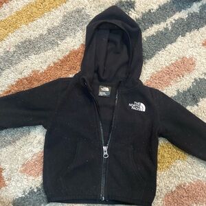 Infant North Face fleece.